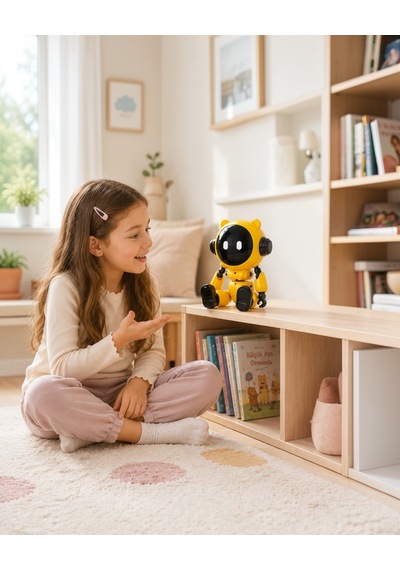 Özellikli Yapay Zeka Çocuk Robotu Türkçe İngilizce Matematik Fen Ders Desteği Çok Renkli