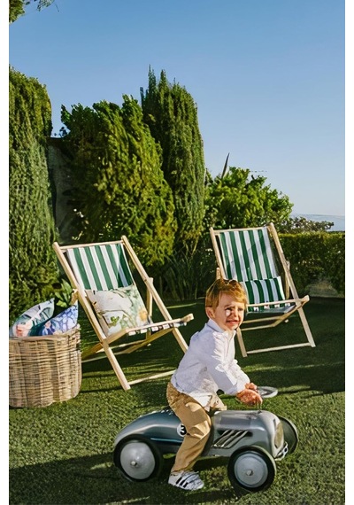 Alyones Ahşap Katlanır Şezlong, Balkon, Bahçe, Teras Ve Plaj İçin Yeşil Diğer