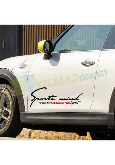 Sport Mind Minicooper Oto Sticker Marşpiyel Kapı Altı Yapıştırma