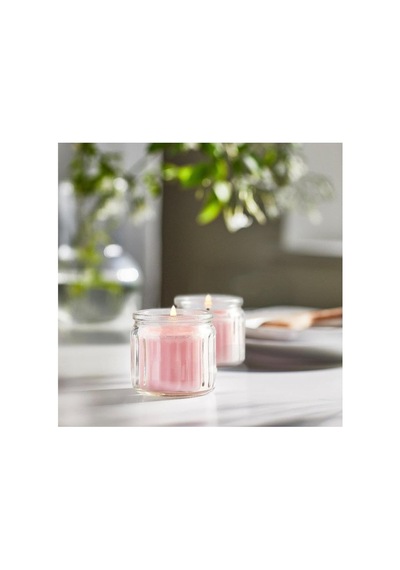 Ikea Lugnare Cam Kapta Kokulu Mum, Pembe, Yasemin, 12 Saat Çok Renkli