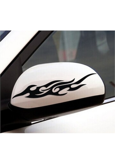 Araba Yan Ayna Sticker Yapıştırması