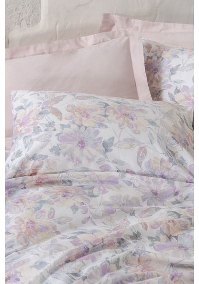 Cotton Box Saten Çift Kişilik Nevresim Takımı Maybelle Pudra
