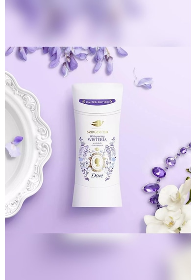 Dove Bridgerton Whispering Wisteria Antiperspirant Stick Deodorant 74gr