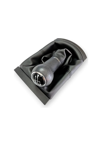 Seat İbiza 2002-2008 Vites Topuzu Körük Çerçeve 5 İleri Siyah Kapak 6l0711113k