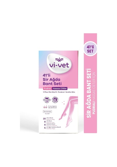 Vi-vet Sir Ağda Bant Seti Pudralı Yeni , 41 Adet Diğer