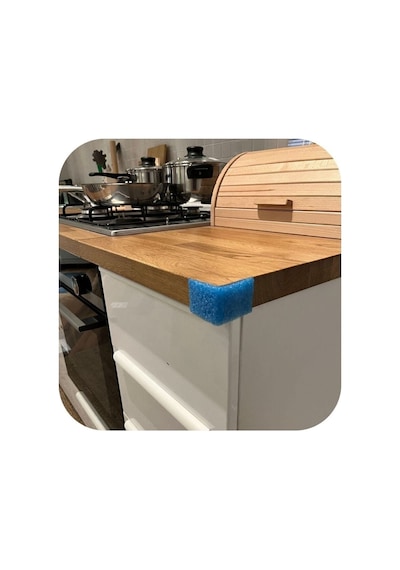 Kenar Koruyucu /mobilya Koruyucu / Köşe Koruyucu Köpük 10 Adet.-3.5cm Masa, Kapı, Sivri Köşeler İçin Mavi