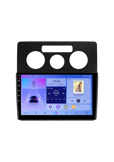 Volkswagen Caddy Android Multimedya 2004-2010 Manuel Carplay Android Auto 8gb Ram 128gb Pro 9"