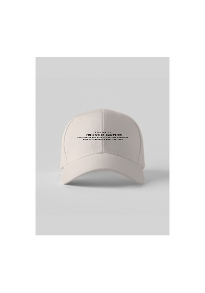 Caxis The Of Inception Unisex Model Ayarlanabilir Cırtlı Spor Şapka Orijinal Cap Krem