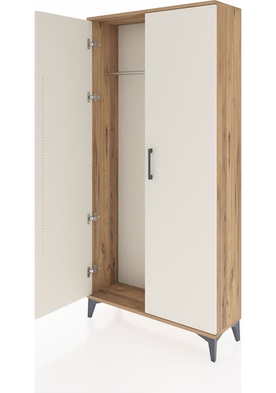 Arges Dolap Tek Raflı Tek Çekmeceli Tek Askılı 88x30x182 Antrasit-aytaşı Atlas Çam Arges Dolap Tek Raflı Tek Çekmeceli Tek Askılı 88x30x182 Antrasit-aytaşı Atlas Çam