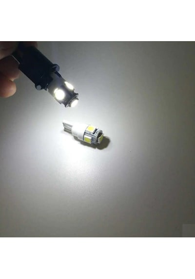 OtoÇizgi T10 5 Ledli Smd Evrensel Park Lambası Beyaz Işık Takım 2 Adet OtoÇizgi