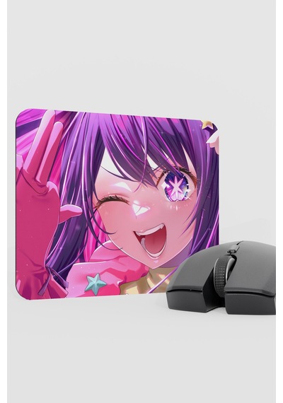 Oshi No Ko Anime V3 - 22x18 Gaming Kauçuk Kaymaz Taban Mouse Pad Fare Altlığı