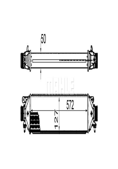 Mahle Cı427000s 8ml376899-131 Turbo Radyatoru Intercooler Fiat: Doblo 1.3 51783791 Wf263979
