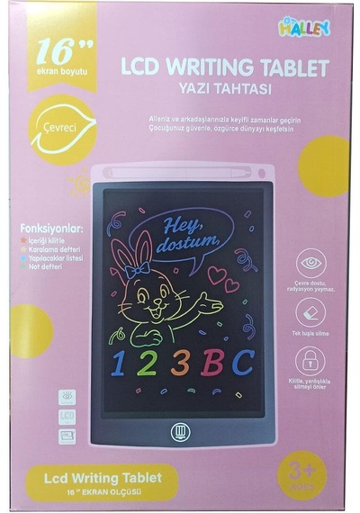 Çocuklar İçin 6" Lcd Çizim Tableti - Eğitici Grafik Yazı Tahtası Ve Not Defteri