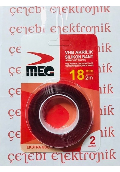 Kpax K-pax Çift Taraflı Band 2 Metre Yapışkan Çift Taraflı Band