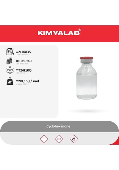 Kimyalab Siklohekzanon - 2,5l - Cyclohexanone
