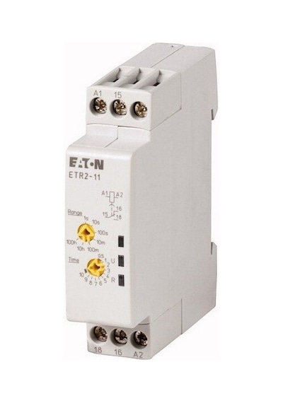 Eaton Etr2-11 Elektronik Zaman Rölesi 17,5mm - Çekmede Gecikme