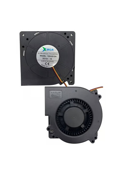 Xmer 120x120x32mm 12v 1a 3 Kablolu + Soketli Salyangoz Fan