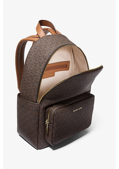 Michael Kors Kadın Tanner Orta Boy İmzalı Logo Sırt Çantası - Kahverengi Kahverengi