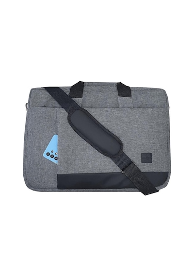 Gbmotion 3 Bölmeli Evrak Laptop El Omuz Çantası 17,3 İnç Gri