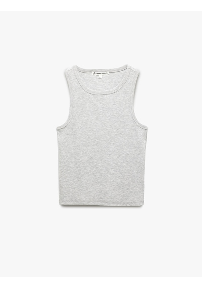 Koton Bisiklet Yaka Kolsuz Slim Fit Basic Kadın Atlet Kar Melanj 5sal30043ık Gri Melanj Koton Bisiklet Yaka Kolsuz Slim Fit Basic Kadın Atlet Kar Melanj 5sal30043ık Gri Melanj