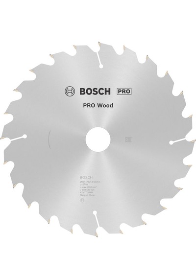 Bosch Daire Testere - Optiline Wood 235 30 24 Diş - 2608640725