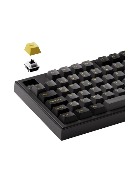 Akko 5098b Black Gold V3 Piano Pro Switch Hotswap Rgb Kablosuz İngilizce Mekanik Gaming Klavye