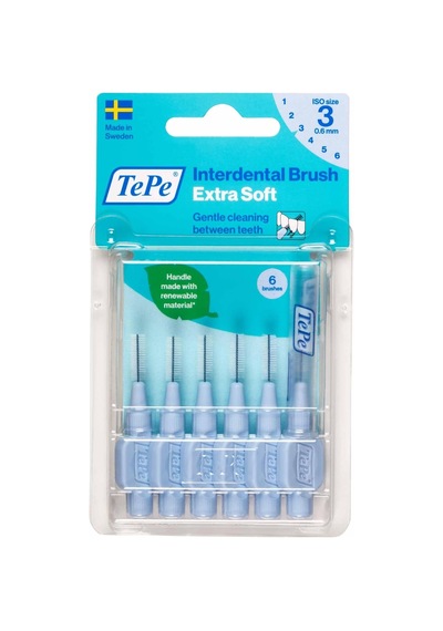 X-soft 0.6 Mm - Mavi Diş Arayüz Fırçası 1x 8 Adet