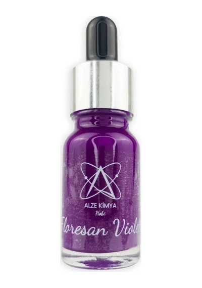 Floresan Violet Parlak Sıvı Mum Boyası 20 Ml