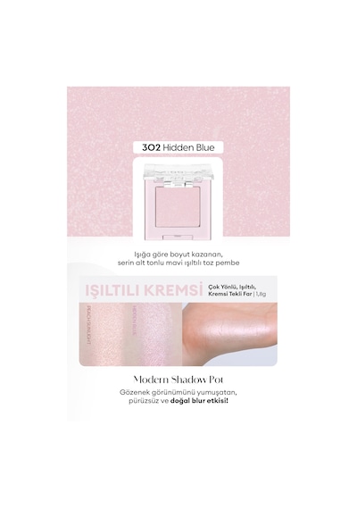 Missha Modern Shadow Pot 302 Hidden Blue