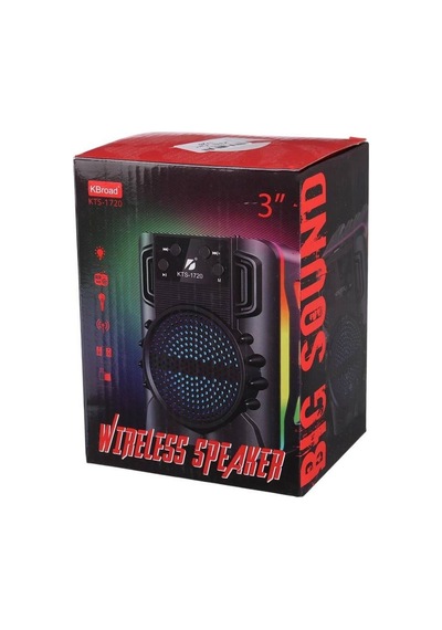 Polygold Kts-1720 Rgb Işıklı 3 İnç Bluetooth Hoparlör Speaker