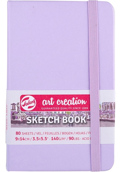 Talens Art Creation Sketch Book 9x14 CM 140g 80 Yaprak Pastel Viol