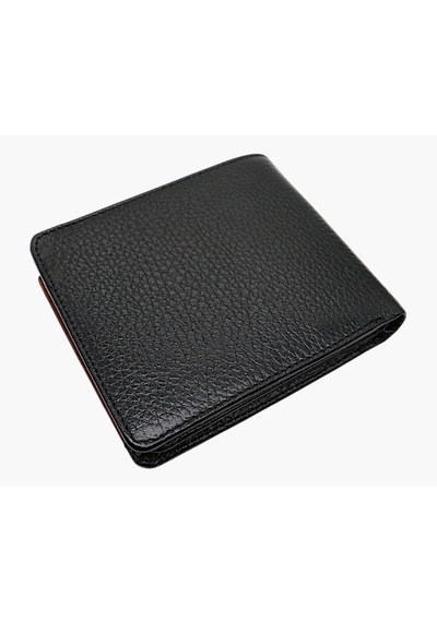 Westpolo Hakiki Deri Kağıt Para Ve Bol Kart Bölmeli Slim Unisex Cüzdan - Siyah-g2 Taba Siyah-cr G2 Taba