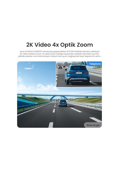 Rtc420 A329 Ve A329s Serisi İle Uyumlu Sony Starvıs 2 Sensörlü 2k Telefoto Kamera