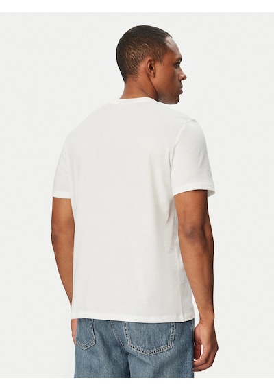 Calvin Klein Erkek Marka Logolu Günlük Kullanıma Uygun Beyaz-beyaz T-shirt Lv04rd248g 2sb