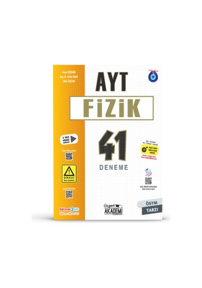 Üçgen Akademi Süper Kampanya Ayt Fizik Konu Özetleri + 41 Deneme