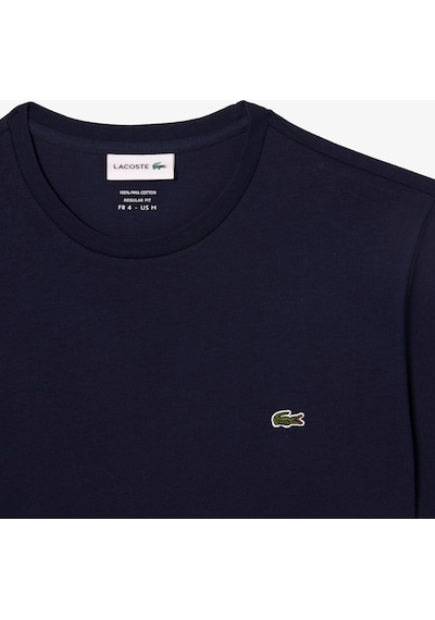 Lacoste Erkek Regular Fit Bisiklet Yaka T-shirt Lacivert