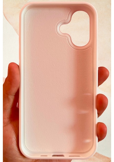 İphone 16 Yıldız Tozu Premium Beyaz Silikon Kılıf