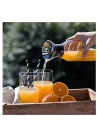 Linanware Karaf Sürahi Cam Şişe Çelik Kapak 1200 Ml Dsg-28