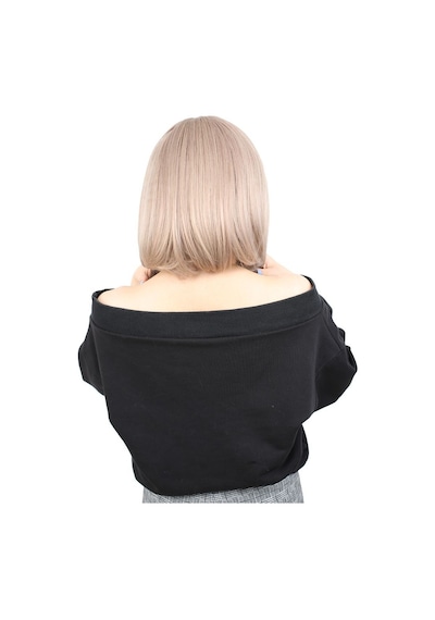 Kısa Küt Perçemli Fiber Sentetik Peruk / Küllü Bebek Sarı - Uxfo-739729 Renkli