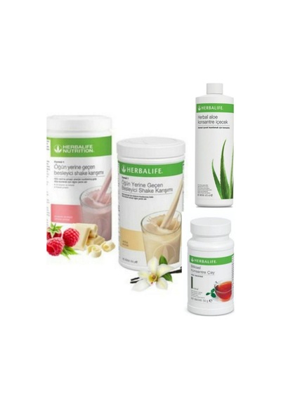 Herbalife Ahududul-beyaz Çikoltalı Ve Vanlyalı Shake,klasik Bitkisel Çay50gr,aloe Vera Kons. Içecek