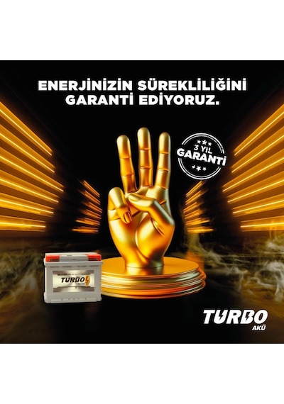 Turbo 74 Ah. 72 Amper Uyumlu 600a En 3 Yıl Petlas Garantili Üretim Tarihi: 2026