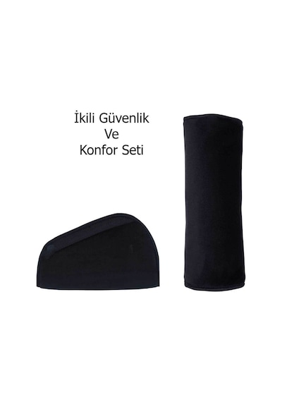 Araba Emniyet Kemeri Yastığı Oto Kemer Küçültme Seti Çocuk Baş Boyun Yastığı Kemer Daraltıcı 2li Set