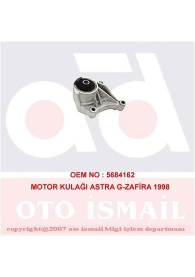 DOĞRU KAUÇUK 803 MOTOR TAKOZU ASTRA G ZAFIRA 98-
