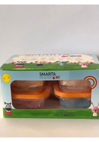 Smarta Kids Hava Ile Kuruyan Modelleme Hamuru 4X70 Gr. Karışık Renk