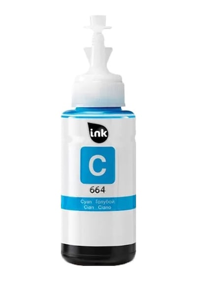 Epson Uyumlu, El-664, T6642 - 6732 Mavi Şişeli Mürekkep 70 Ml