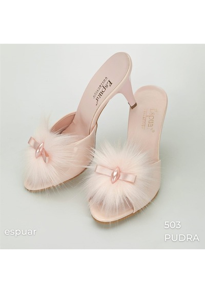 Espuar 503 Kadın Terlik - Pudra Pudra