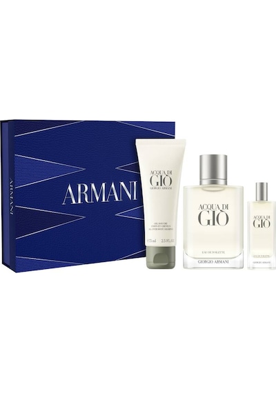Giorgio Armani Acqua Di Gio Pour Homme Edt 100 Ml + Shower Gel 75 Ml + Edt 15 Ml 3614274821680 Diğer