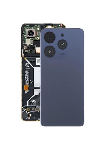 Tecno Spark 10 Pro Siyah Kamera Camlı Arka Cam Batarya Pil Kapağı Telefon Arka Kapak 39352940