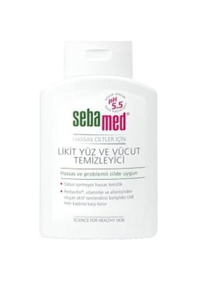 Hassas Ciltler İçin Pentavitin Nemlendirici Etkili Yüz Ve Vücut Temizleme Jeli 200 Ml