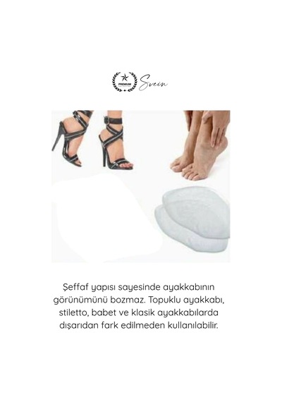 Tabanbandı Ayakkabı Taban Kaydırmaz Ped 4 Adet Şeffaf Yapışkanlı Topuklu Stiletto Babet Kösele Sert
